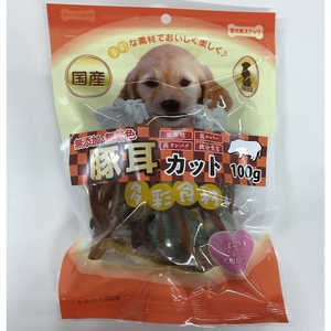 レーブエンタープライズ 無添加 豚耳カット 100g レーブエンタープライズ 無添加 豚耳カット 100g