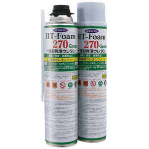 日本ヘルメチックス 発泡ウレタン HT-Foam270グリーン 750ml HTFOAM270GN750 日本ヘルメチックス 発泡ウレタン HT-Foam270グリーン 750ml HTFOAM270GN750