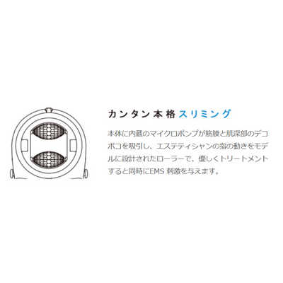 ユニッシュ ローラー美容器 ｢レセル ボディ｣ LCBG シャンパン