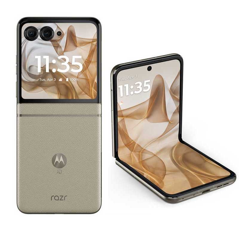 モトローラ モトローラ SIMフリースマートフォン razr 50 MediaTek Dimensity 7300X 6.9インチ メモリ/ストレージ：12GB/512GB サンドクリーム PB230001JP PB230001JP