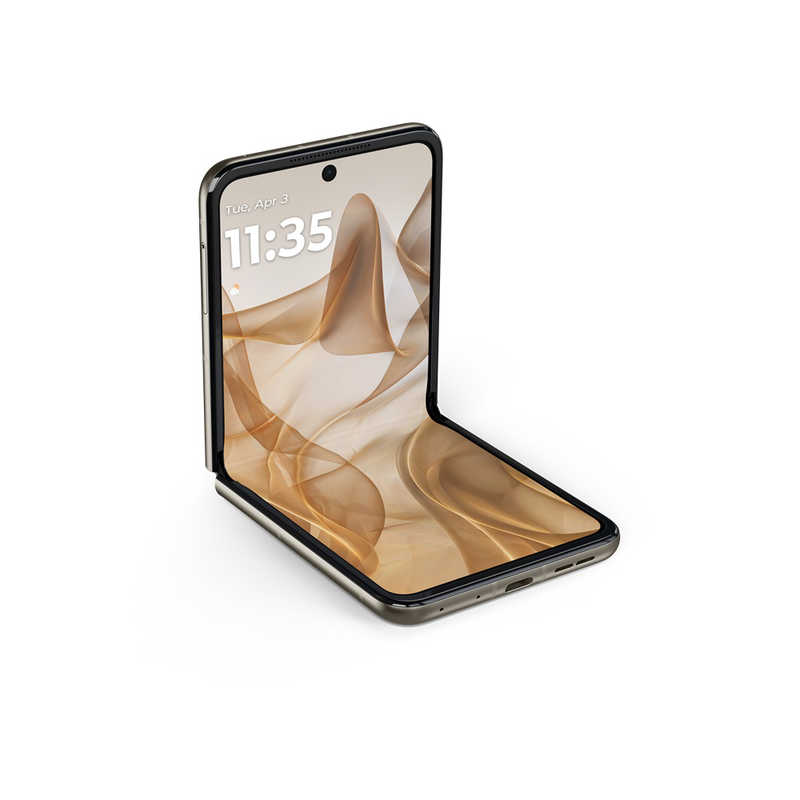 モトローラ モトローラ SIMフリースマートフォン razr 50 MediaTek Dimensity 7300X 6.9インチ メモリ/ストレージ：12GB/512GB サンドクリーム PB230001JP PB230001JP