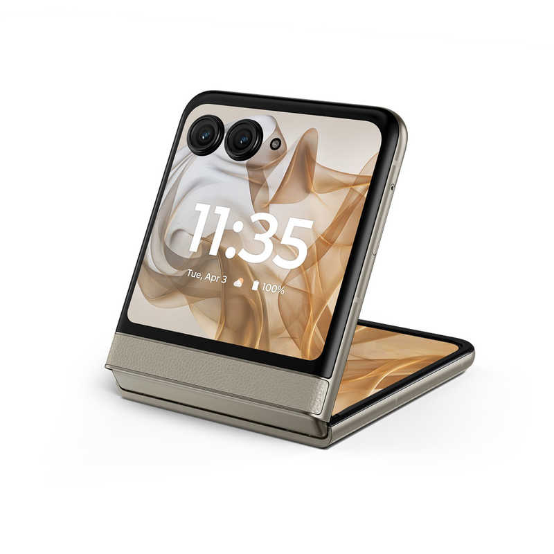 モトローラ モトローラ SIMフリースマートフォン razr 50 MediaTek Dimensity 7300X 6.9インチ メモリ/ストレージ：12GB/512GB サンドクリーム PB230001JP PB230001JP