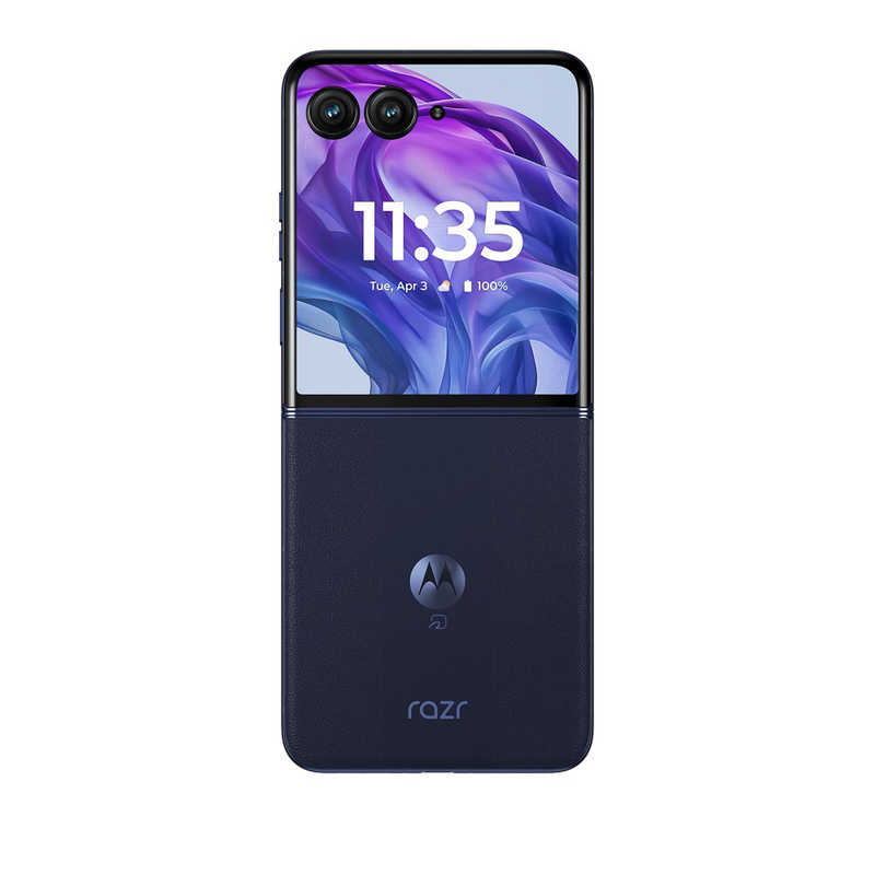 モトローラ モトローラ SIMフリースマートフォン motorola razr 50 Ultra Mobile Platform 6.9インチ メモリ/ストレージ：12GB/512GB ミッドナイトブルー PB410000JP PB410000JP
