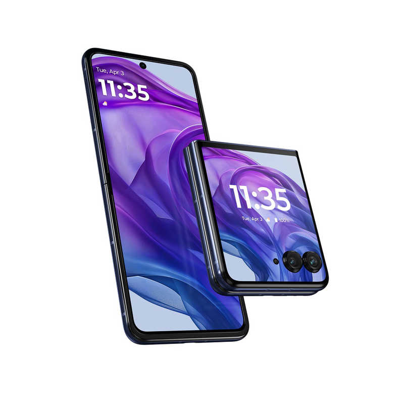 モトローラ モトローラ SIMフリースマートフォン motorola razr 50 Ultra Mobile Platform 6.9インチ メモリ/ストレージ：12GB/512GB ミッドナイトブルー PB410000JP PB410000JP
