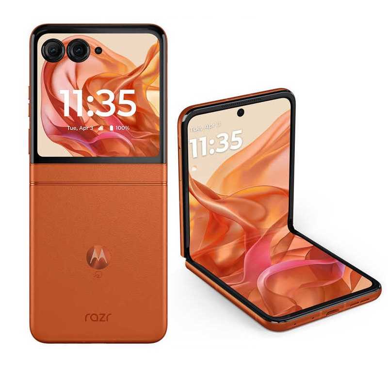 モトローラ モトローラ SIMフリースマートフォン razr 50 MediaTek Dimensity 7300X 6.9インチ メモリ/ストレージ：12GB/512GB スプリッツオレンジ PB230002JP PB230002JP