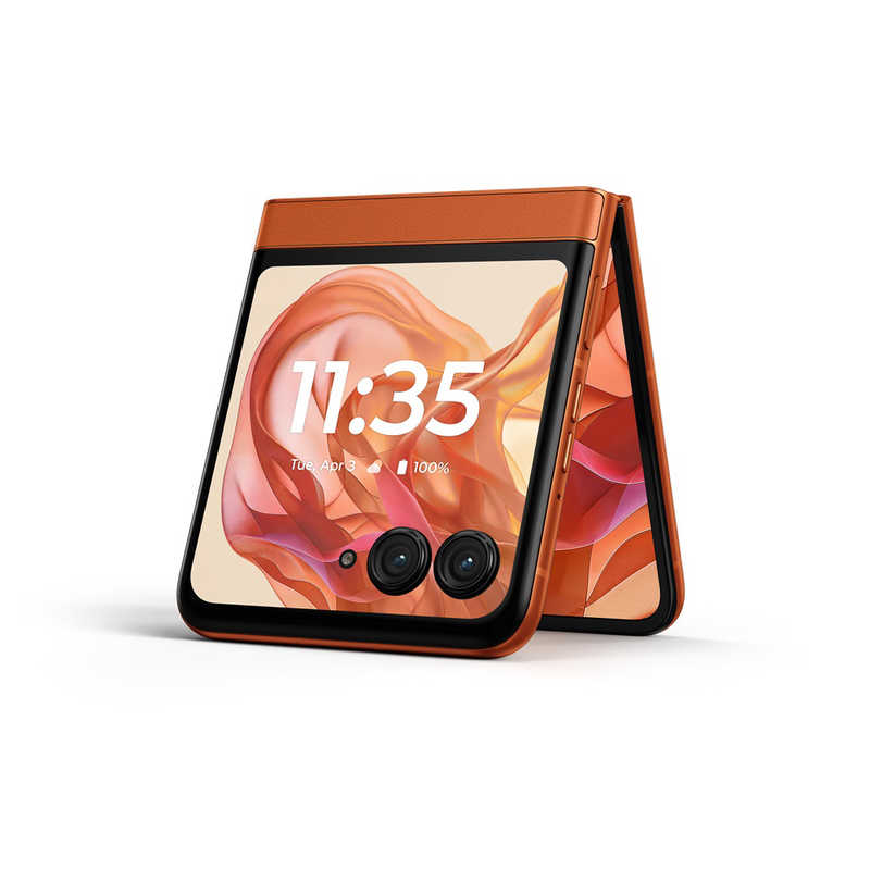 モトローラ モトローラ SIMフリースマートフォン razr 50 MediaTek Dimensity 7300X 6.9インチ メモリ/ストレージ：12GB/512GB スプリッツオレンジ PB230002JP PB230002JP