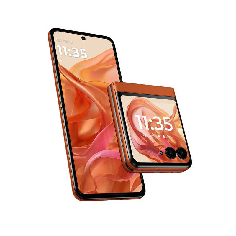モトローラ モトローラ SIMフリースマートフォン razr 50 MediaTek Dimensity 7300X 6.9インチ メモリ/ストレージ：12GB/512GB スプリッツオレンジ PB230002JP PB230002JP