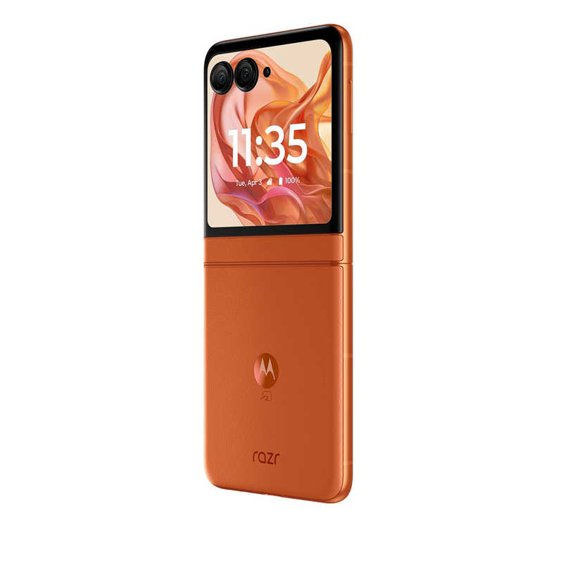 モトローラ モトローラ SIMフリースマートフォン razr 50 MediaTek Dimensity 7300X 6.9インチ メモリ/ストレージ：12GB/512GB スプリッツオレンジ PB230002JP PB230002JP