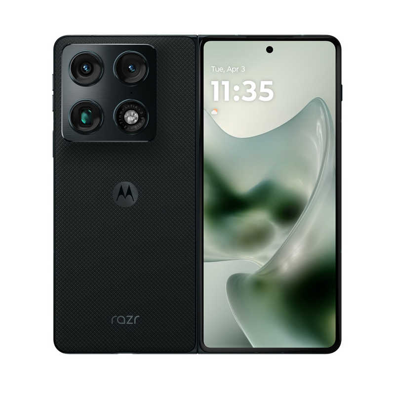 モトローラ モトローラ SIMフリースマートフォン motorola razr fold / Snapdragon 8 Gen 5 / 8.1インチ 12GB+256GB PANTONE Blackened Blue PBAX0070JP PBAX0070JP