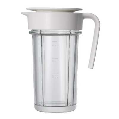 プラスマイナスゼロ ミキサー ホワイト [400ml / 4枚刃] XKM-B010-W