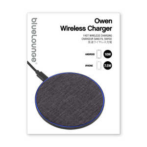 BLUELOUNGE スマホ用 ワイヤレス充電器 bluelounge Owen Wireless Charger Charcoal ブラック BLDOWHBK