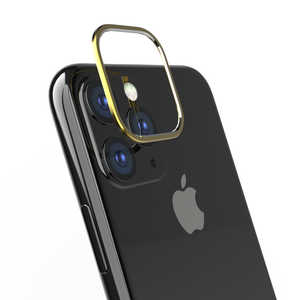 トリニティ iPhone 11 Pro 5.8インチ カメラレンズ保護アルミフレーム ゴールド TR-IP19S-LB-GD