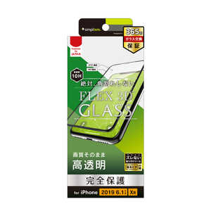 トリニティ iPhone 11 6.1インチ 複合フレームガラス ブラック TR-IP19M-G3-CCBK