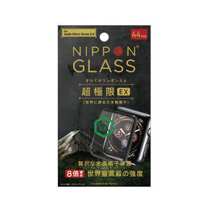 NIPPONGLASS Apple Watch 44mm ［NIPPON GLASS］ 超極限EX 全面硝子 TYAW1944GHFDXCCBK