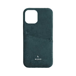 トリニティ iPhone 12/12 Pro 6.1インチ対応 [NUNO] ポケット付き本革バックケース ブルー TR-IP20M-NNG2-NV