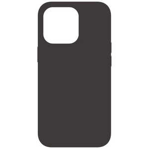 トリニティ iPhone 13 Pro [Cushion] MagSafe対応 シリコンケース ブラック TR-IP21M3-SCMS-BK