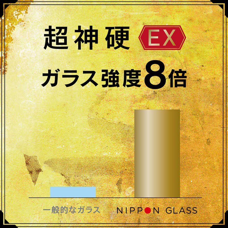 NIPPONGLASS NIPPONGLASS iPhone 14 Plus/13 Pro Max [NIPPON GLASS] 超神硬EX 8倍強化 さらさら反射防止 TYIP22L2GLDXAG TYIP22L2GLDXAG