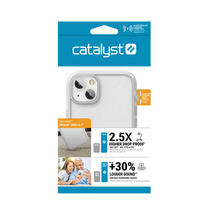 CATALYST CATALYST カタリスト iPhone 14 Plus 衝撃吸収ケース Influenceシリーズ クリア CTICIP22L2CL CTICIP22L2CL