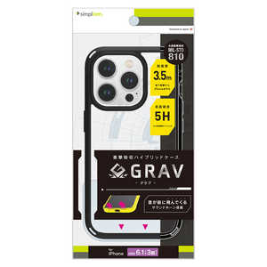 gjeB iPhone15 Pro 6.1C` [GRAV] Ռz nCubhP[X ubN TR-IP23M3-GR-CLBK