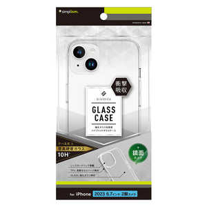 トリニティ iPhone15 Pro 6.1インチ [GLASSICA] 背面ガラスケース クリア TR-IP23L2-CGC-PCCCL