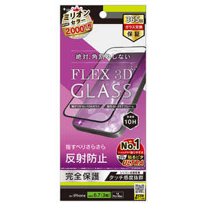 ȥ˥ƥ iPhone15 Ultra 6.7 [FLEX 3D] ȿɻ ʣե졼६饹 ֥å TR-IP23L3-G3-AGBK