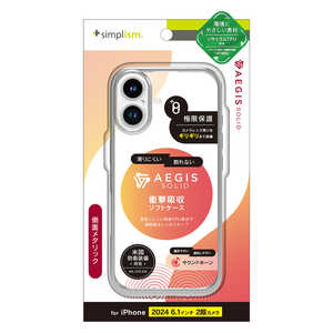gjeB iPhone 16(6.1C`) mAegis Solidn ݌vtJo[TPUP[X ^bNVo[ TR-IP24M2-AGSL-CLSV