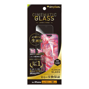 gjeB iPhone 16 Pro(6.3C`) mCinematic Glassn P[XƂ̑Q EgNA ʕی십KX  TR-IP24M3-GLS-2ARCC