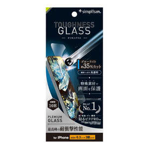 ȥ˥ƥ iPhone 16 Pro(6.3) Toughness Glass Ȥȴ ĶѾ׷ ʤ֥롼饤㸺 ݸ饹  TR-IP24M3-GLS-S
