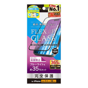 gjeB iPhone 16 Pro(6.3C`) mFLEX 3Dn ˖h~ FȂu[Cgጸ t[KX ubN TR-IP24M3-G3-B3AGBK