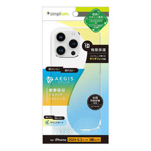 ȥ˥ƥ iPhone 16 Pro(6.3) Aegis Solid Ķ̩߷ץե륫СTPU ꥢ TR-IP24M3-AGSL-CL