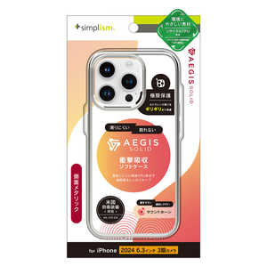 gjeB iPhone 16 Pro(6.3C`) mAegis Solidn ݌vtJo[TPUP[X ^bNVo[ TR-IP24M3-AGSL-CLSV