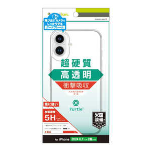 ȥ˥ƥ iPhone 16 Plus(6.7) Turtle ϥ֥åɥ ꥢ TR-IP24L2-TT-CL