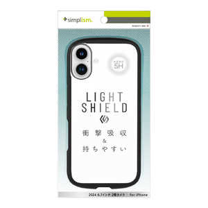 ȥ˥ƥ iPhone 16 Plus(6.7) LIGHT SHIELD ׷ۼ ϥ֥åɥꥢ ֥å TR-IP24L2-LD-CLBK