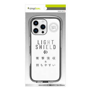 ȥ˥ƥ iPhone 16 Pro Max(6.9) LIGHT SHIELD ׷ۼ ϥ֥åɥꥢ TR-IP24L3-LD-CLCL