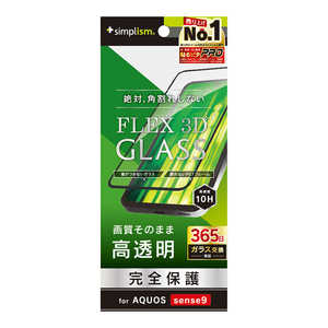 ȥ˥ƥ AQUOS sense9 FLEX 3D Ʃ ʣե졼६饹 ֥å TR-AQ24S-G3-CCBK