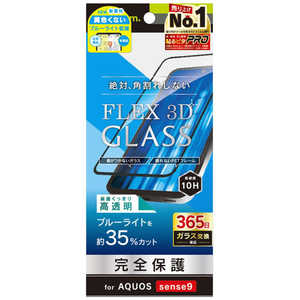 ȥ˥ƥ AQUOS sense9 FLEX 3D ʤ֥롼饤㸺 ʣե졼६饹 ֥å TR-AQ24S-G3-B3CCBK