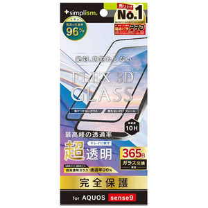 ȥ˥ƥ AQUOS sense9 FLEX 3D ĶƩ ʣե졼६饹 ֥å TR-AQ24S-G3-ARCCBK