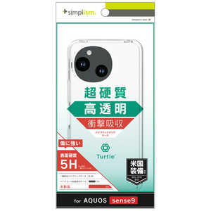 ȥ˥ƥ AQUOS sense9 Turtle ϥ֥åɥ ꥢ TR-AQ24S-TT-CL