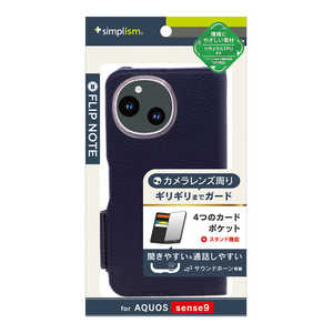 ȥ˥ƥ AQUOS sense9 FlipNote Ѿ׷եåץΡȥ ͥӡ TR-AQ24S-FN-SHNV