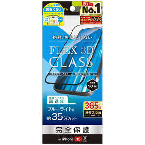 ȥ˥ƥ iPhone 15/ 14 Pro FLEX 3D ʤ֥롼饤㸺 ʣե졼६饹 ֥å TRR-IP23M2-G3-B3CCBK