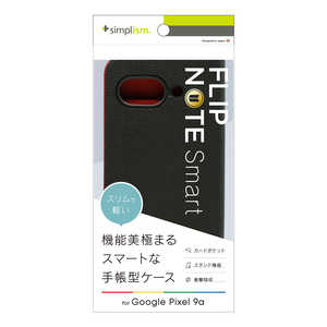 gjeB Google Pixel 9a mSmart FlipNoten ^X}[gtbvm[gP[X ubN TR-PX259A-FNS-LBK