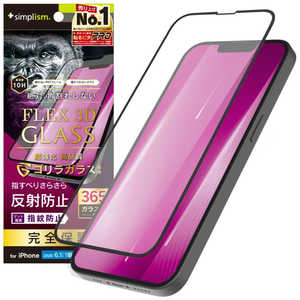 gjeB iPhone 16e/ 14/ 13/ 13Pro [FLEX 3D] tB SKX ˖h~ t[KX ubN TR-IP25S-G3-GOAGBK