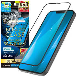 gjeB iPhone 16e/ 14/ 13/ 13Pro [FLEX 3D] tB SKX FȂu[Cgጸ t[KX ubN TR-IP25S-G3-GOB3CBK