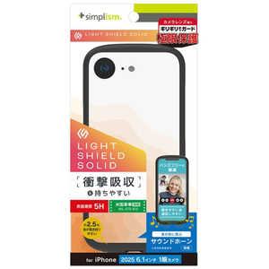 gjeB iPhone 16e mLIGHT SHIELD Solidn ݌v Ռz nCubhNAP[X ubN TR-IP25S-LDSL-CLBK