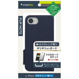 gjeB iPhone 16e mFlipNoten ϏՌtbvm[gP[X lCr[ TR-IP25S-FN-SHNV