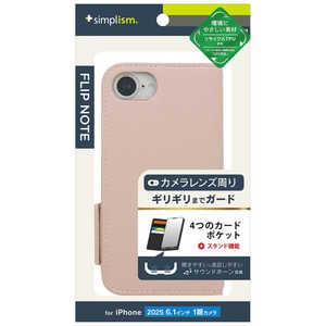 gjeB iPhone 16e mFlipNoten ϏՌtbvm[gP[X sN TR-IP25S-FN-SHPK