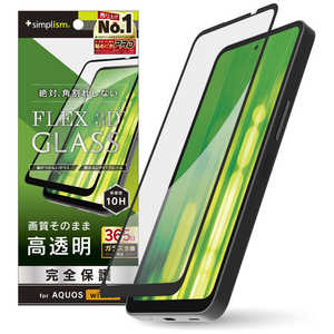 ȥ˥ƥ AQUOS wish5 FLEX 3D ʣե졼६饹 ֥å Ʃ TR-AQ25W-G3-CSCCBK