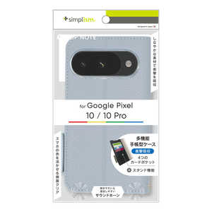 gjeB Google Pixel 9 p / 9 Pro p mFlipNoten ϏՌtbvm[gP[X u[ TR-PX2510-FN-SHBL
