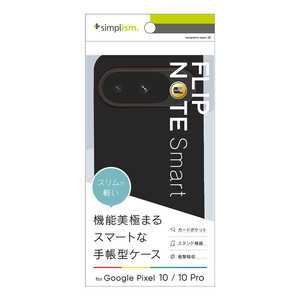 gjeB Google Pixel 9 p / 9 Pro p mSmart FlipNoten ^X}[gtbvm[gP[X ubN TR-PX2510-FNS-LBK