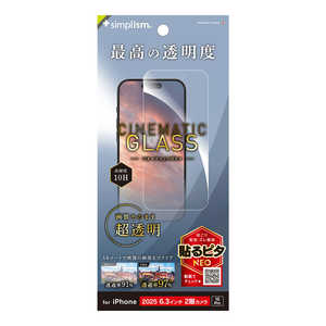 gjeB iPhone17 / 16 Pro [Cinematic Glass] P[XƂ̑Q EgNA ʕی십KX  TR-IP25M2-GLS-2ARCC